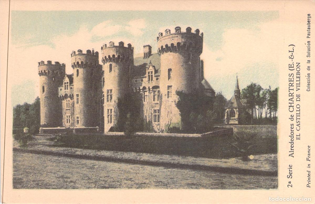 Postales: Postal del Castillo de Villebon, Alrededores de Chartres