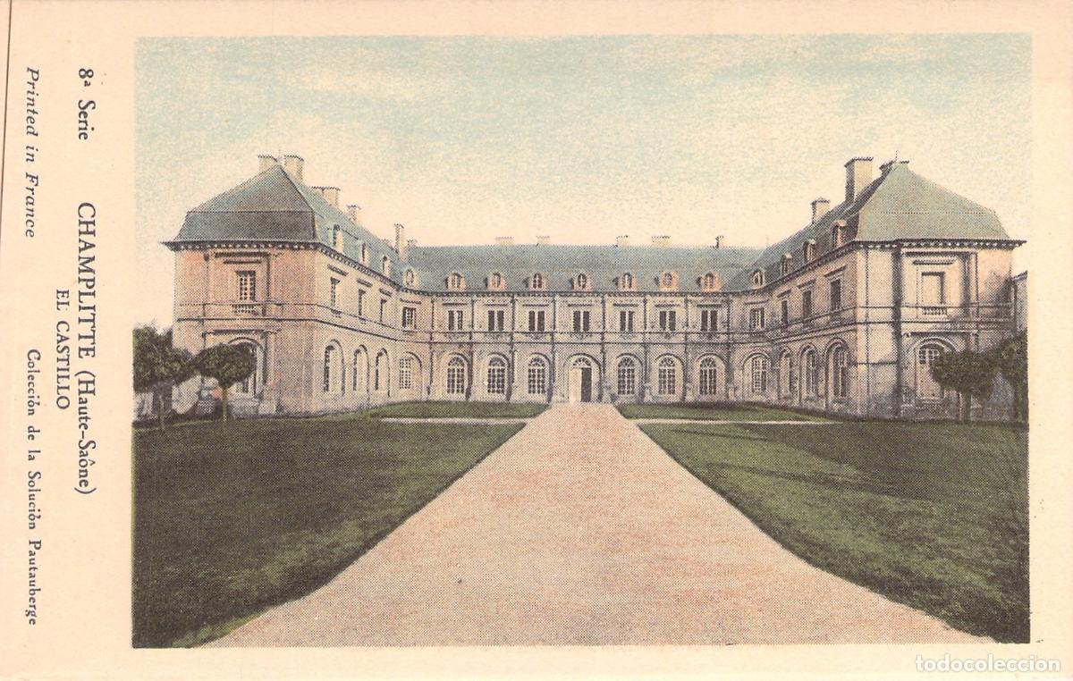 Postales: Postal del Castillo de Champlitte, Haute-Sa&ocirc;ne, Francia