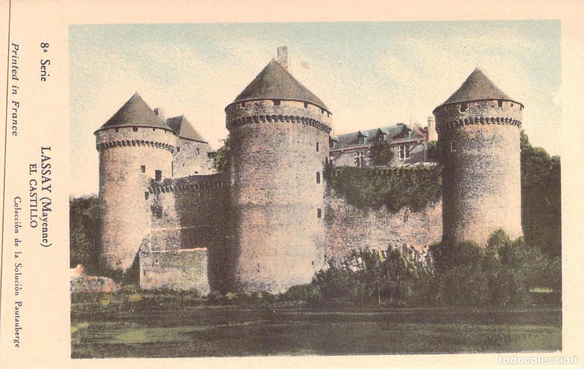 Postales: Postal del Castillo de Lassay en Mayenne, Francia