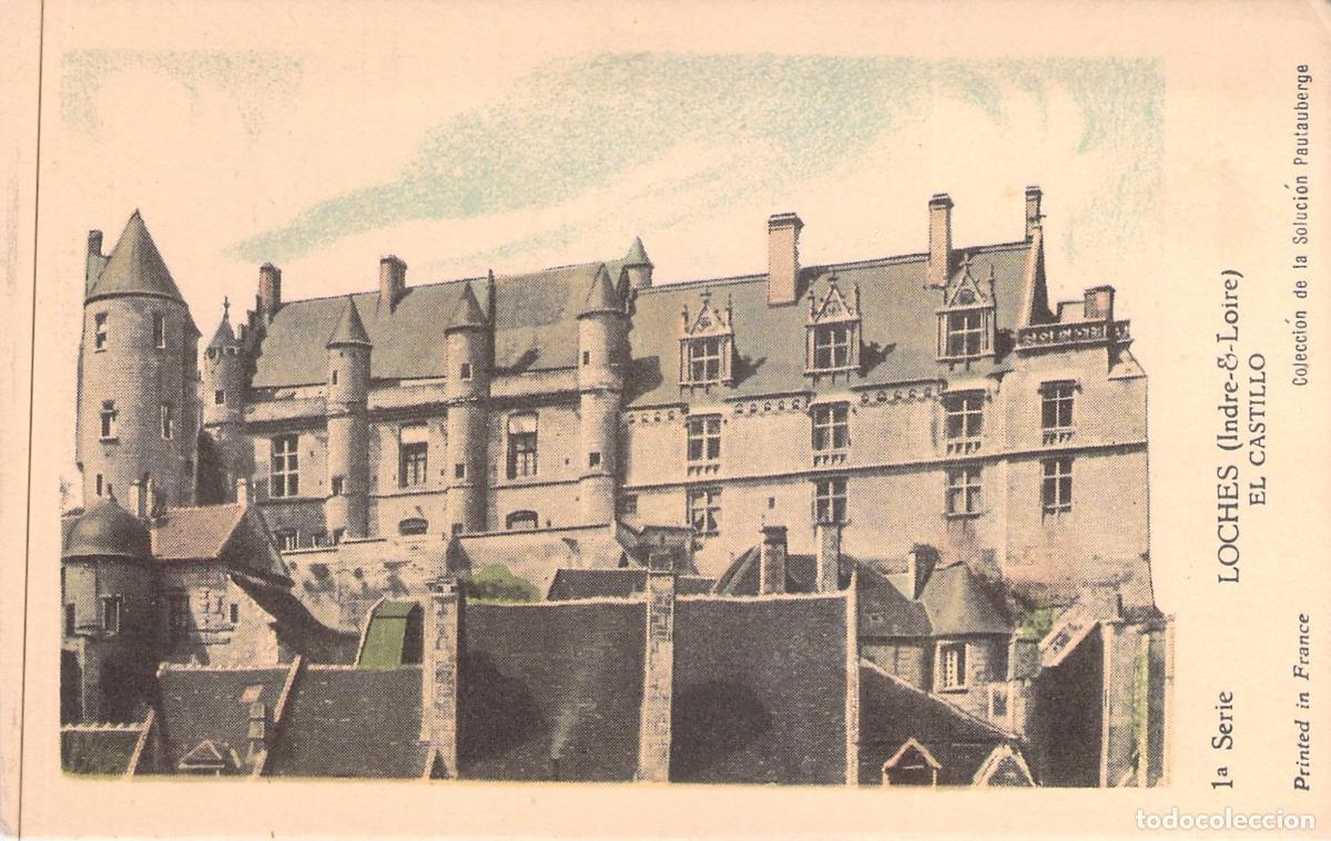 Postais: Postal Castillo de Loches Indre-et-Loire Francia