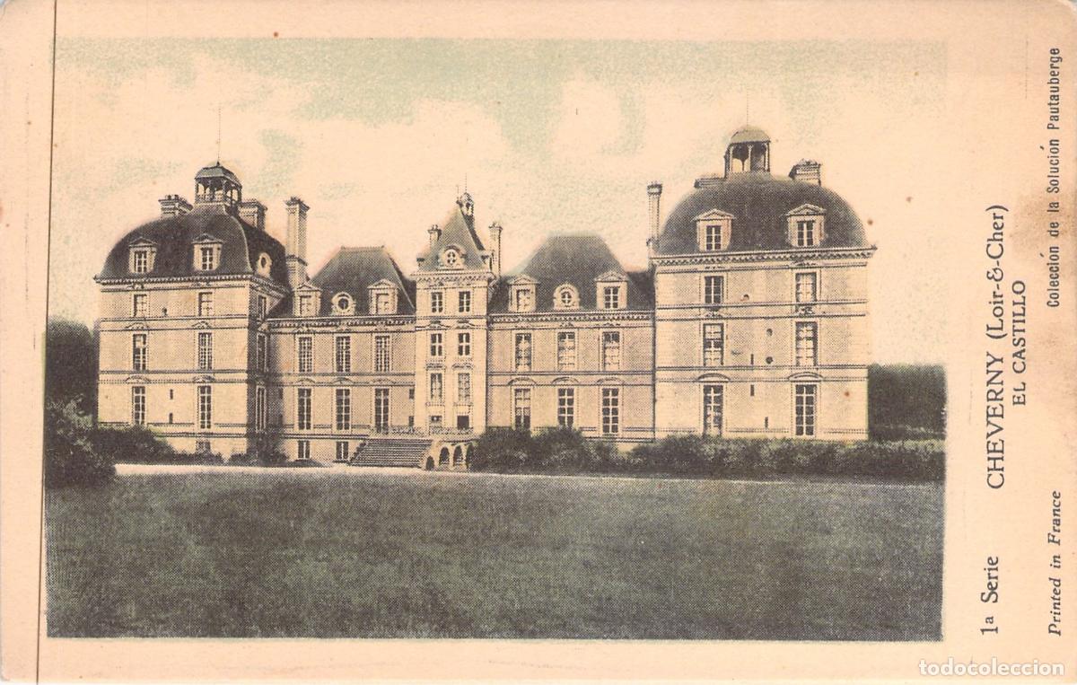 Postales: Postal del Castillo de Cheverny en Loir-et-Cher, Francia