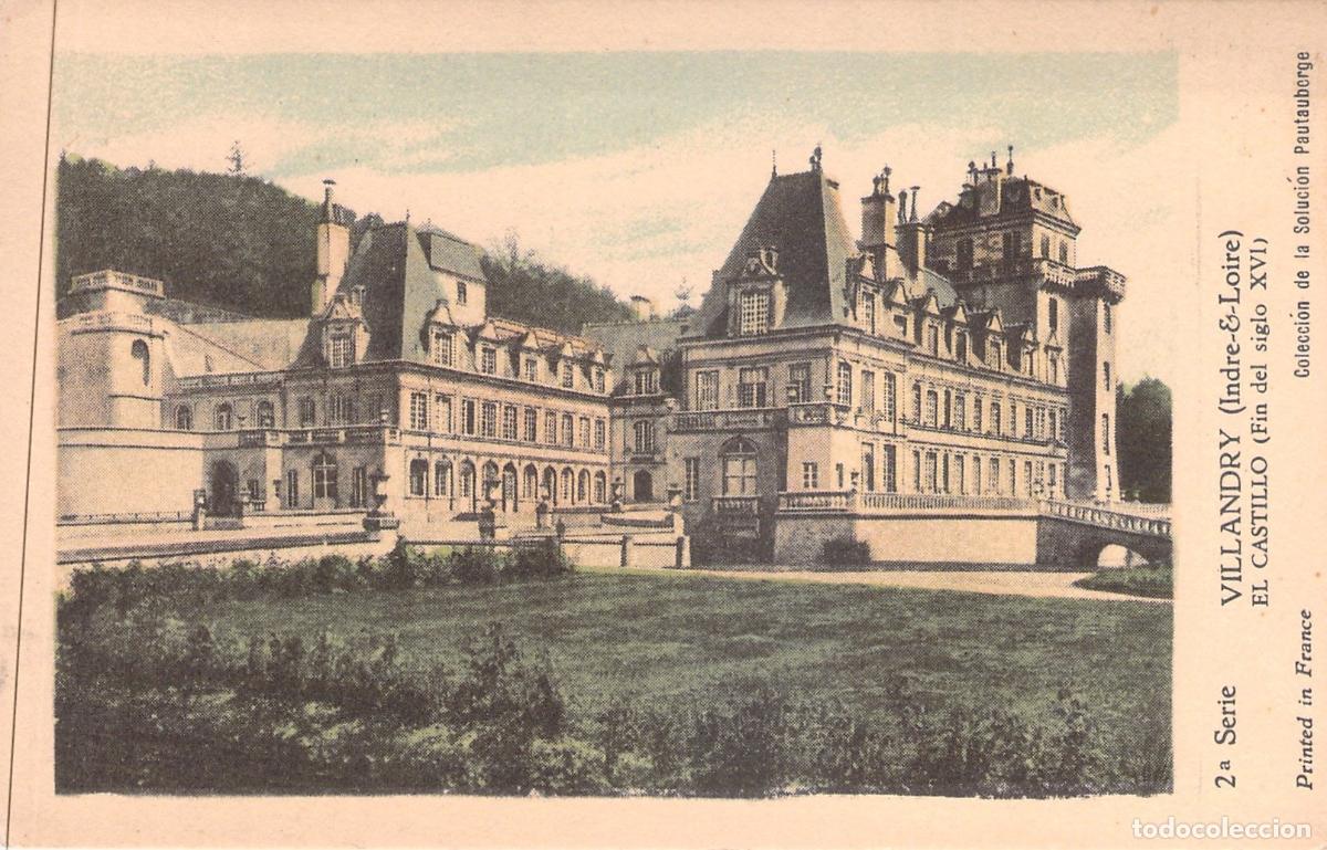 Postales: Postal Castillo de Villandry Indre-et-Loire Francia