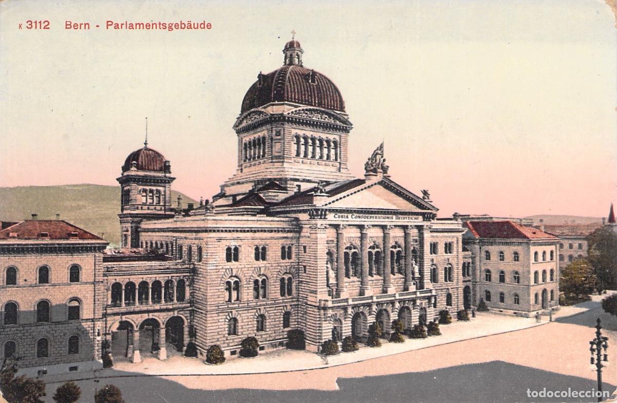 Postales: Postal de Berna, Palacio Federal del Parlamento, Suiza