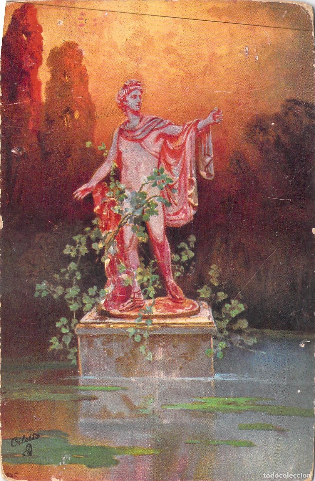 Postales: Postal Raphael Tuck & Sons In the Royal Park Estatua Oilette