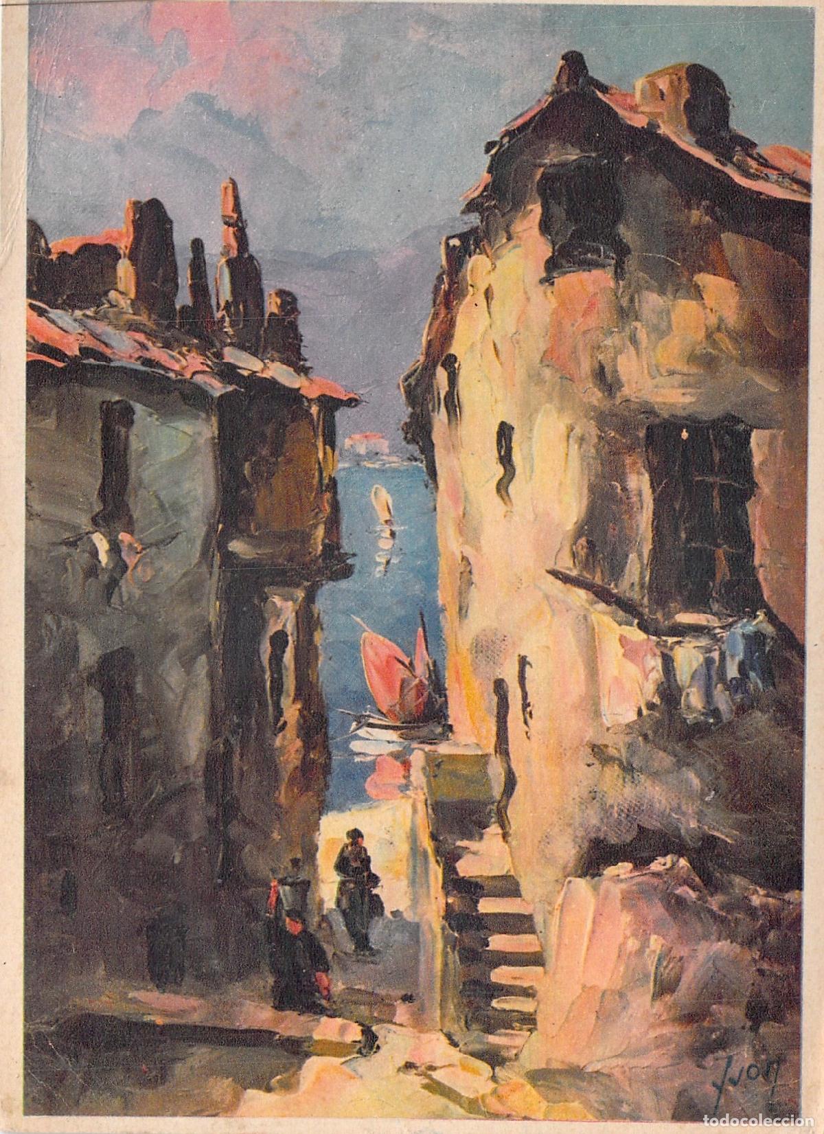 Postales: Postal Art&iacute;stica Calvi C&oacute;rcega Vieille Rue du Port Yvon