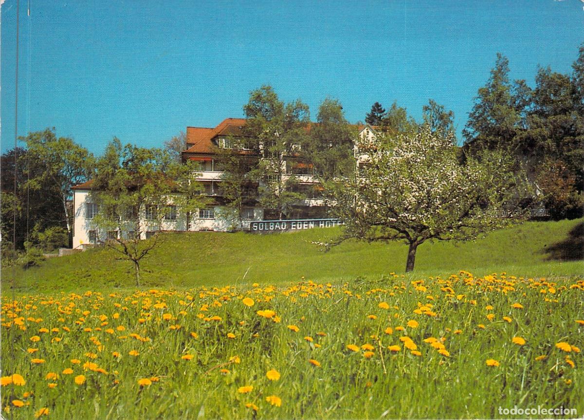 Postales: Postal del Solbad Hotel Eden en Rheinfelden, Suiza