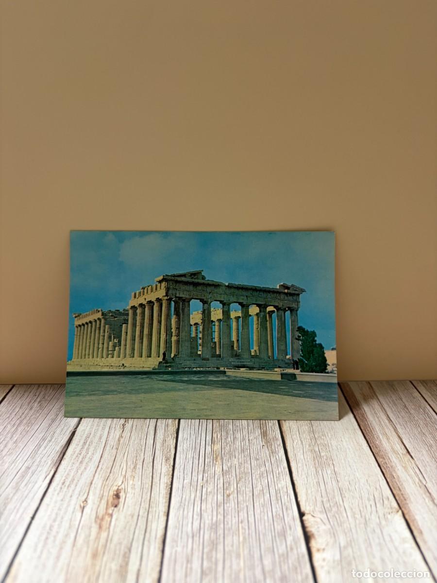 Postales: TARJETA POSTAL - ATENAS (GRECIA) - EL PARTEN&Oacute;N (438 A.C.) - G. LOUCATOS