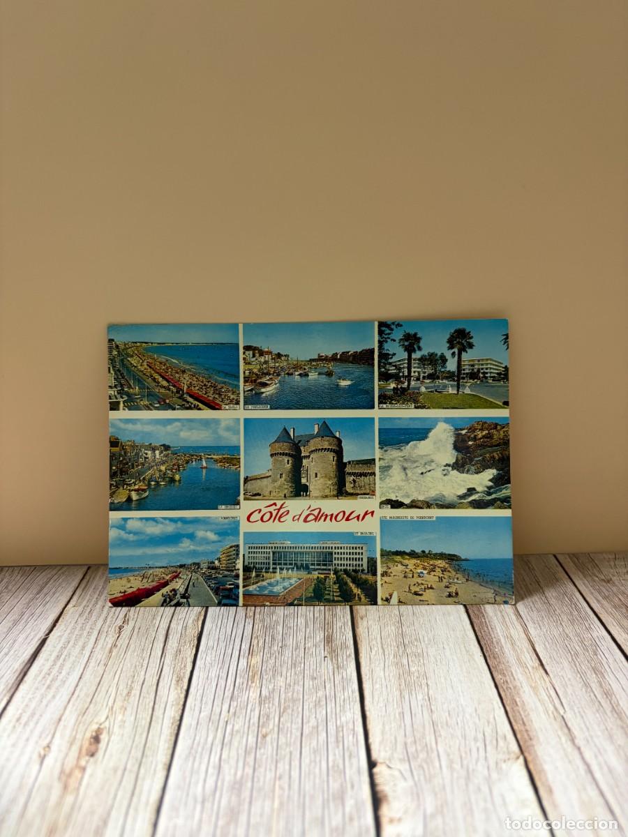 Postales: TARJETA POSTAL. FRANCIA. PAR&Iacute;S. C&Ocirc;TE D&rsquo;AMOUR. POSTAL MULTIVISTAS A&Ntilde;OS 60