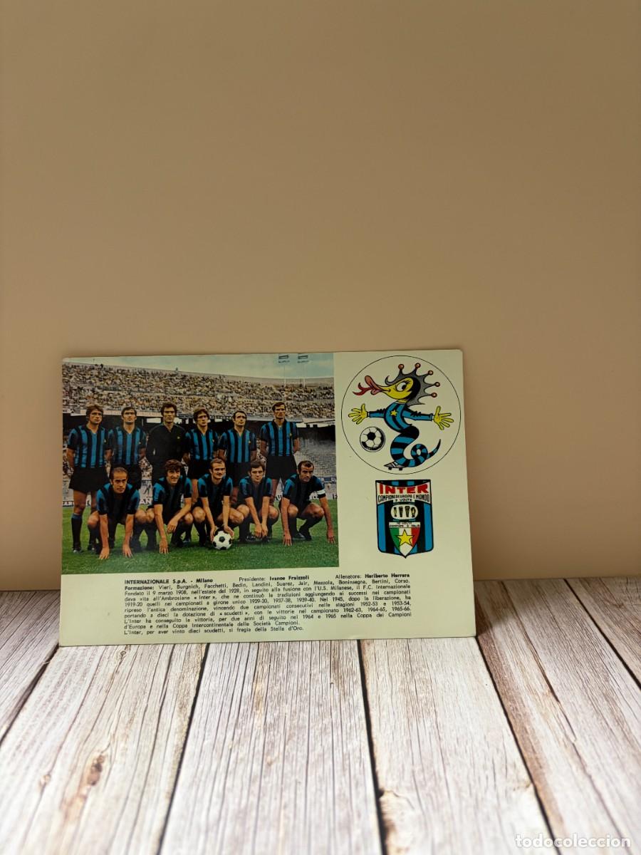 Postales: TARJETA POSTAL &ndash; ITALIA &ndash; INTER DE MIL&Aacute;N