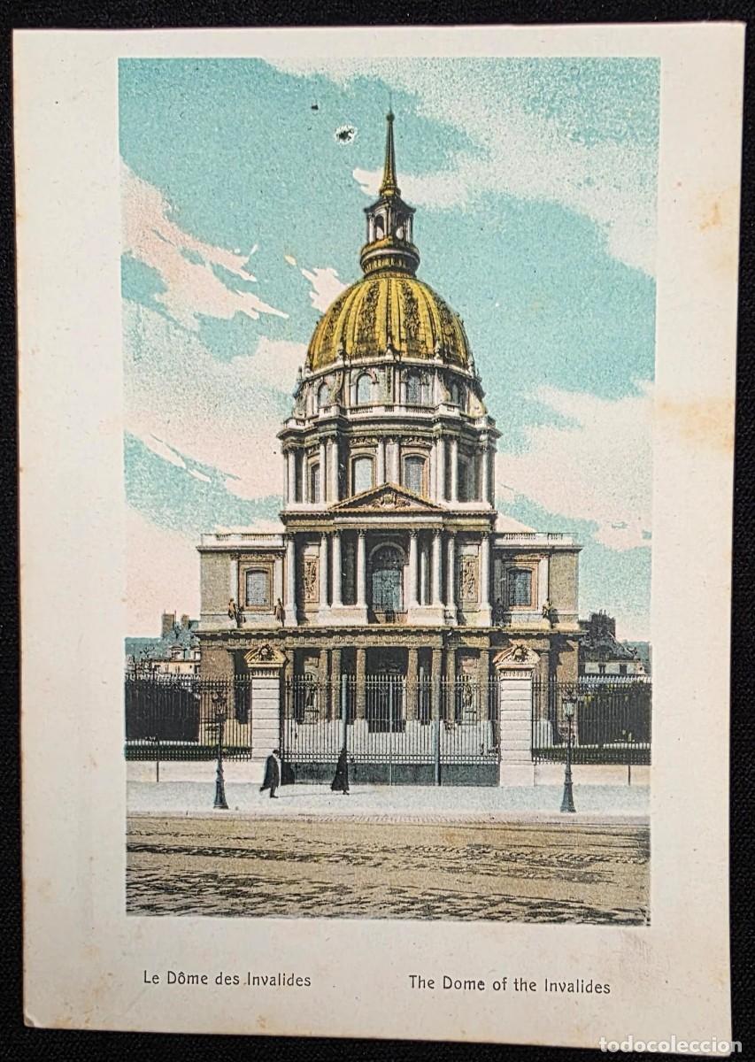 Postales: P.1035 Antigua Postal Francesa Le D&ocirc;me des Invalides Par&iacute;s Colorizada Vintage