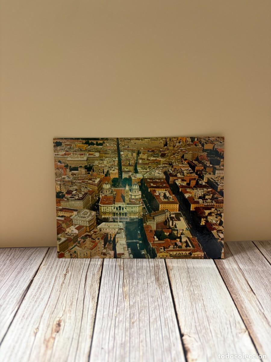 Postales: TARJETA POSTAL. ROMA. BASILICA DI S. MARIA MAGGIORE. VEDUTA AEREA