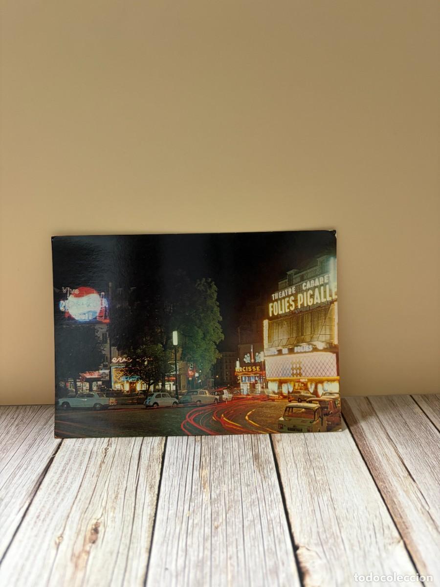 Postales: TARJETA POSTAL. PARIS. 1104.- LA NUIT. LA PLACE PIGALLE.