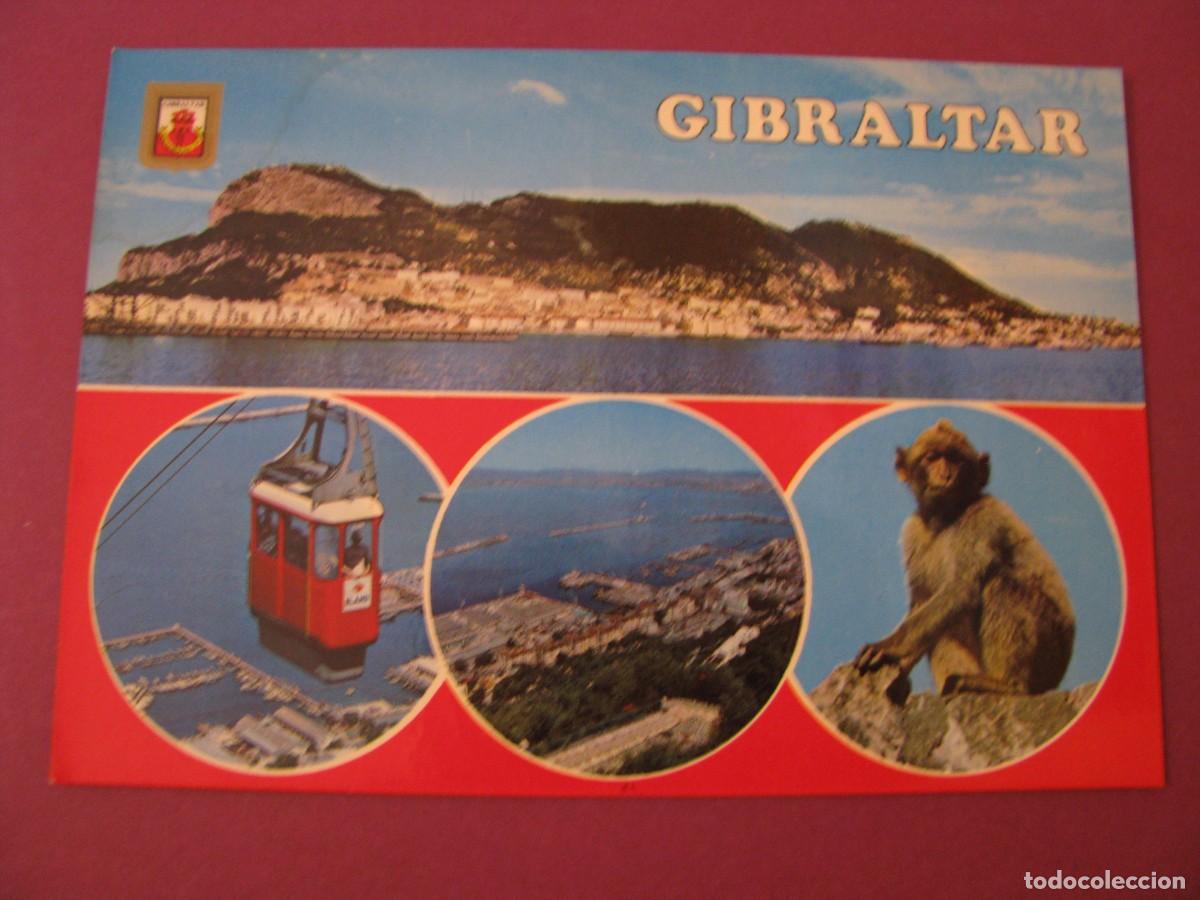 Postales: POSTAL DE GIBRALTAR. DIFFERENT VIEWS. GOLDEN SHIELD.