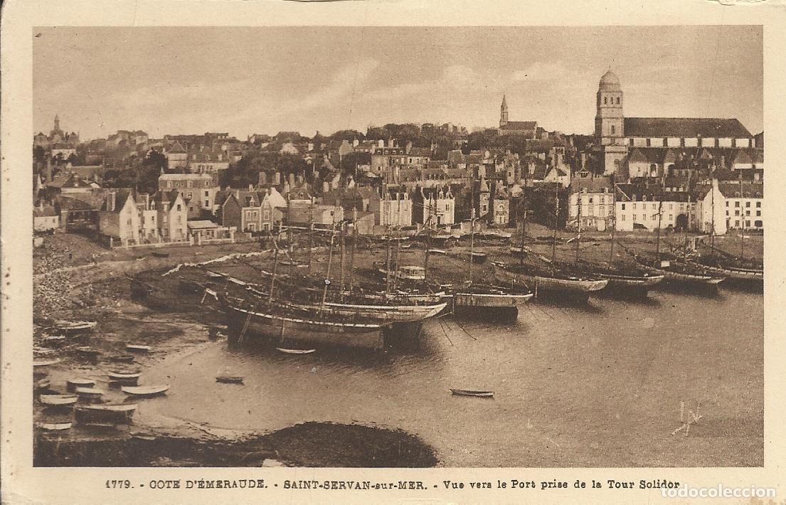 Postales: Postal Saint-Servan-sur-Mer. Cot&eacute; d'&Eacute;meraude. Postal Francia. Sin escribir. 9x14 cm. 1910 aprox.