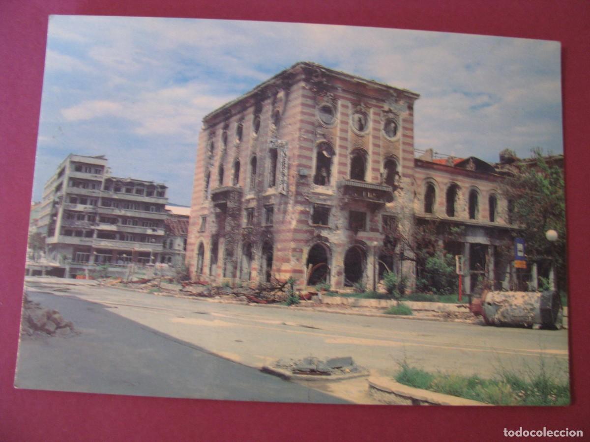 Postales: POSTAL DE MOSTAR. BOSNIA - HOTEL NERETVA DESTRUIDO DESPUES DE LA GUERRA 1992. FOTO CIRO RAIC.