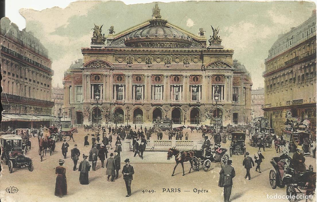 Postales: Postal Paris. Opera. 4049. Francia. Sin escribir. 9x14 cm. 1910 aprox.