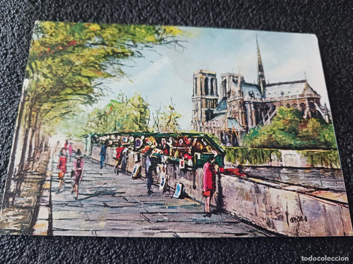 Postales: PARIS, PEDRO VARGAS, PAYSAGE, NOTRE DAME, ED. KRISARTS, 1968