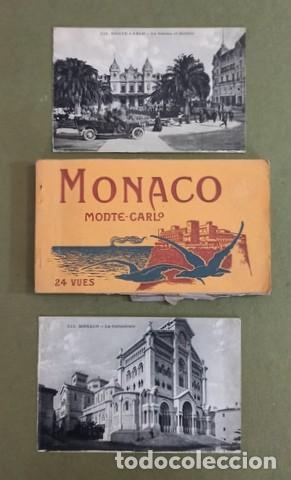 Postales: &Aacute;lbum Completo 24 Postales M&oacute;naco Montecarlo c.1913 Jean Gilleta Belle &Eacute;poque