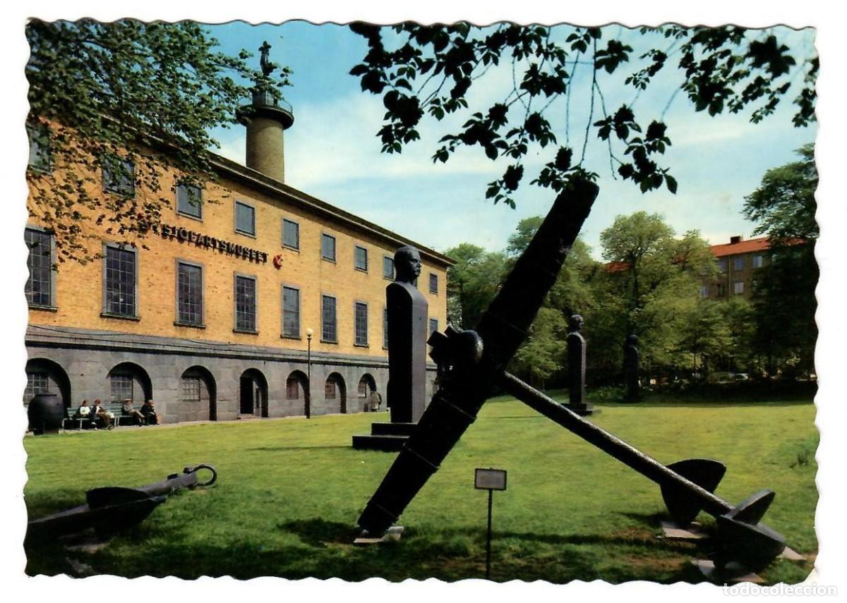 Postales: SUECIA / SWEDEN. G&ouml;teborg, SJ&Ouml;FARTSMUSEET (Museo Mar&iacute;timo). Grafisk Konst, 37/41.