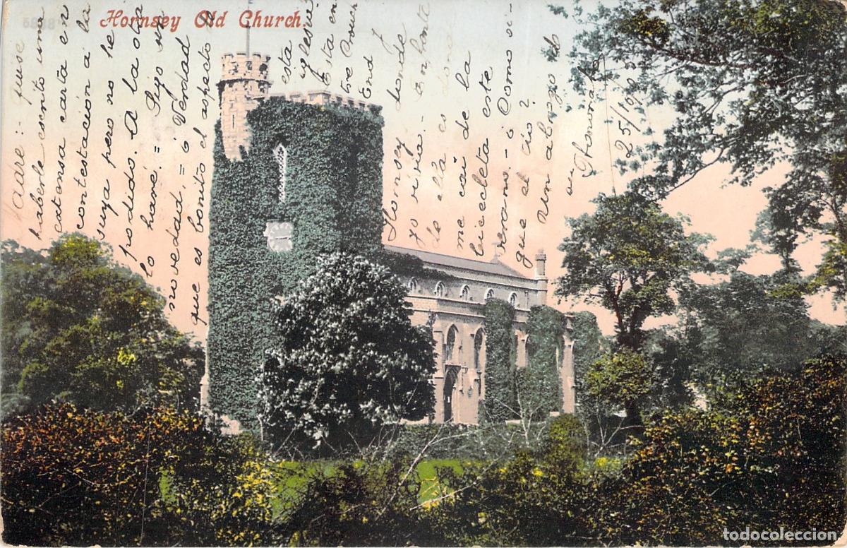 Postales: Postal de Hornsey Old Church Londres Inglaterra Iglesia de San Mary