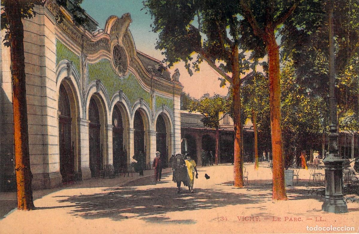 Postales: Postal de Le Parc en Vichy, Francia