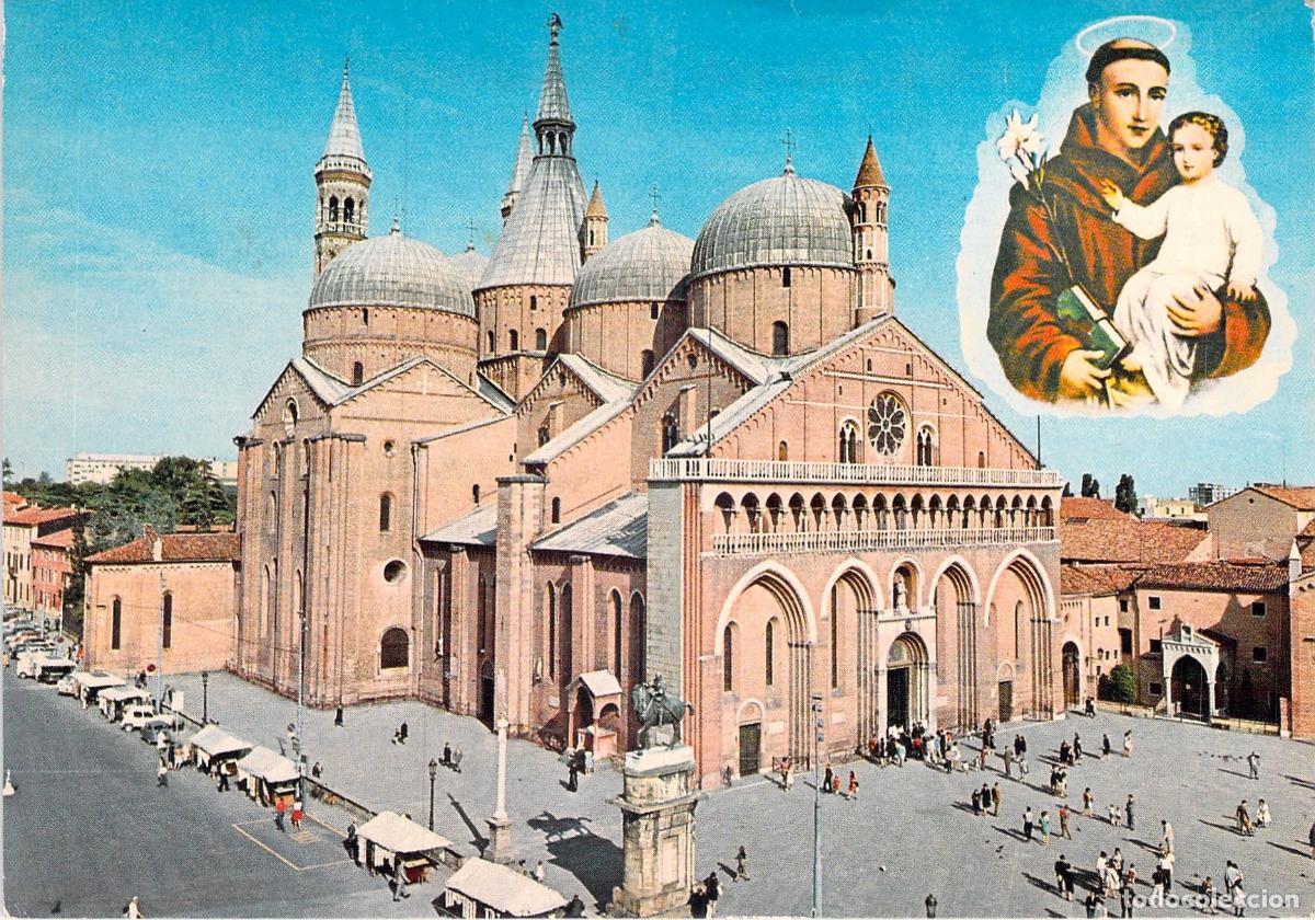 Postales: Postal Bas&iacute;lica de San Antonio de Padua en Italia