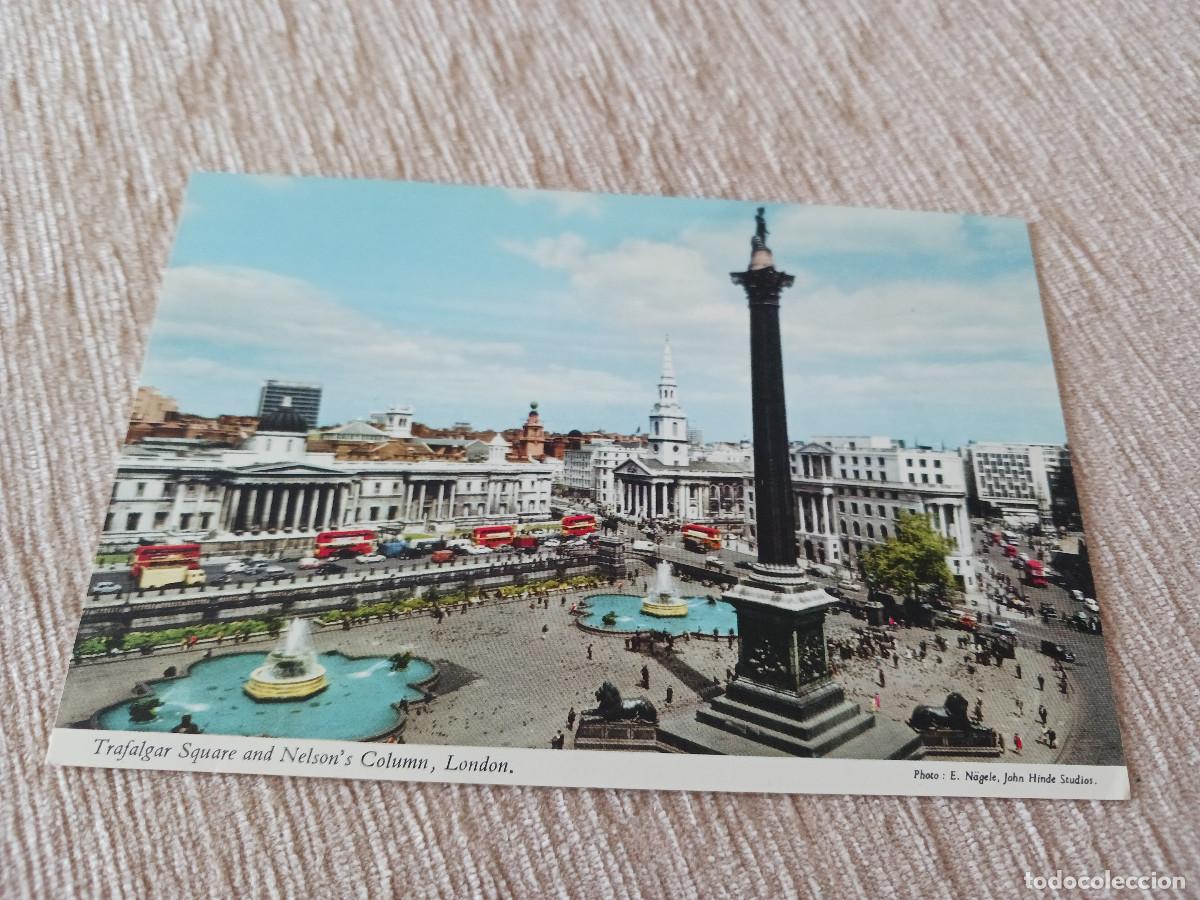 Postcards: trafalgar square and nelson, londres, ed. john hinde