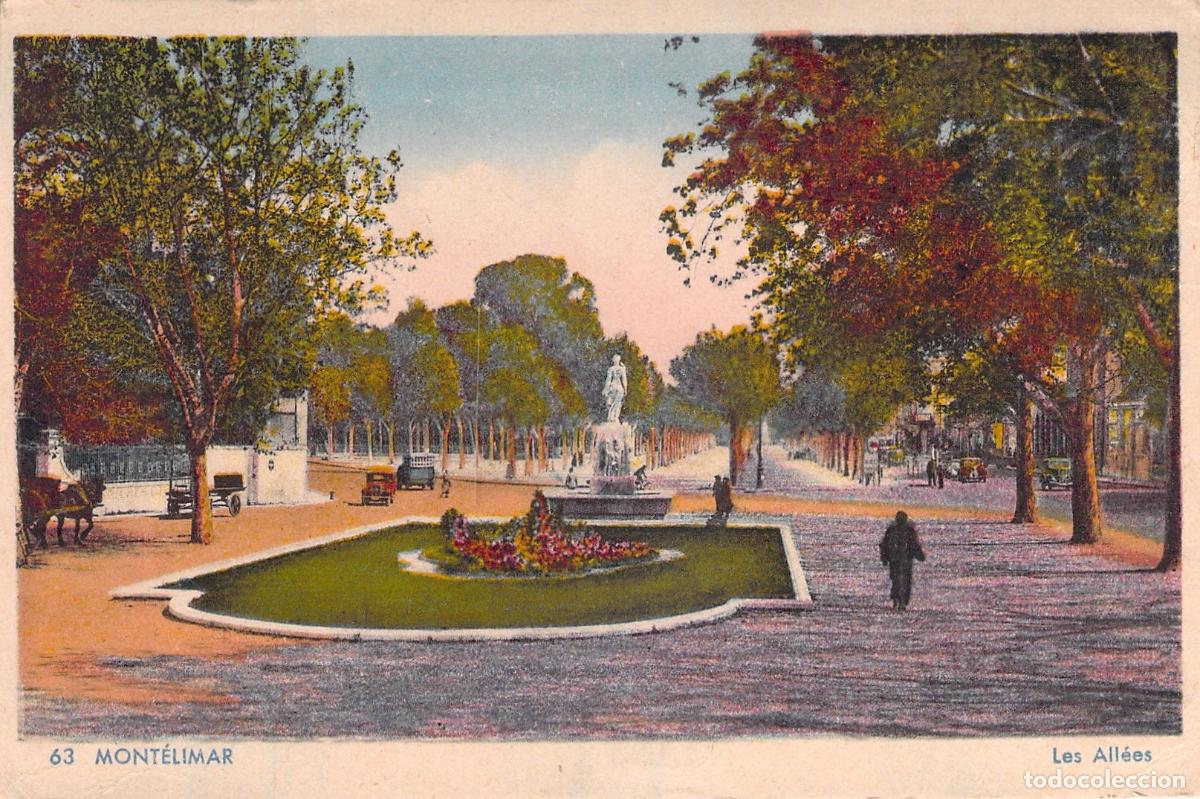 Postales: Postal de Mont&eacute;limar - Les All&eacute;es, Francia