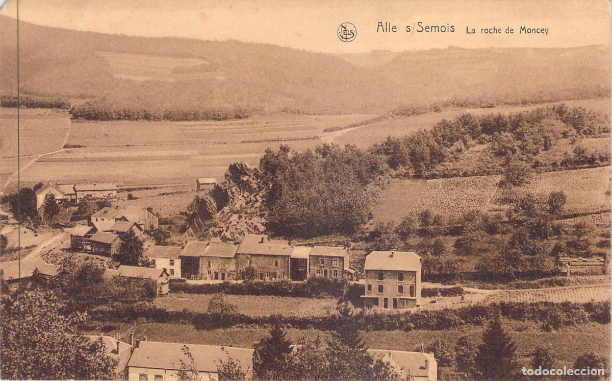 Postales: Postal de Alle-sur-Semois y La Roche de Moncey, B&eacute;lgica