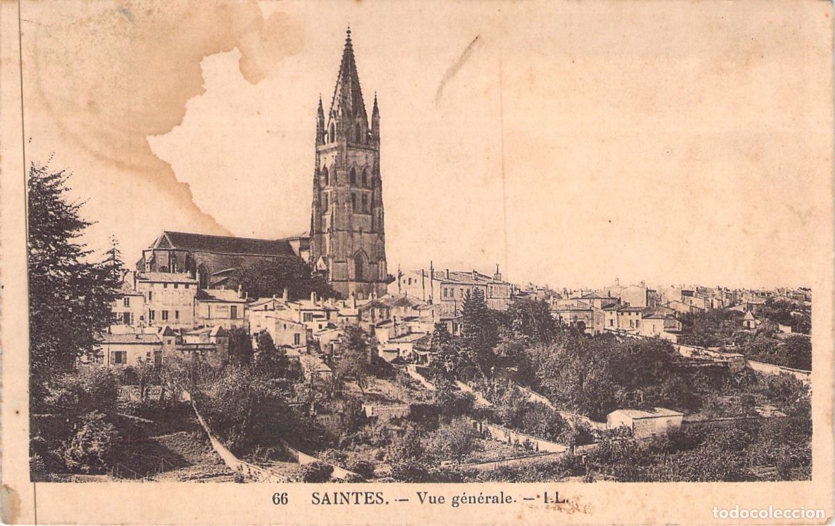 Postales: Postal de Vista General de Saintes y su Catedral