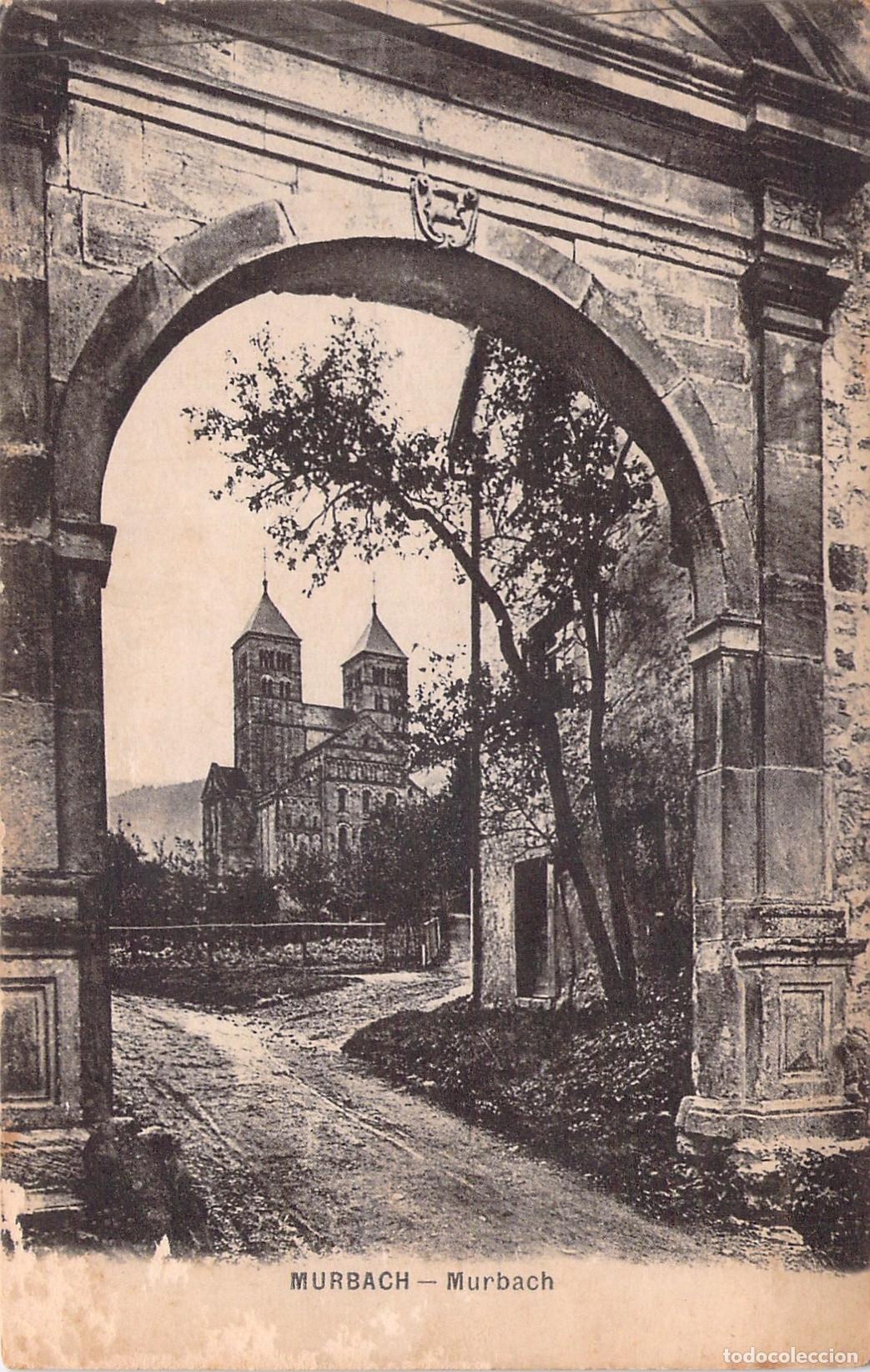 Postales: Tarjeta Postal de la Abad&iacute;a de Murbach en Alsacia, Francia