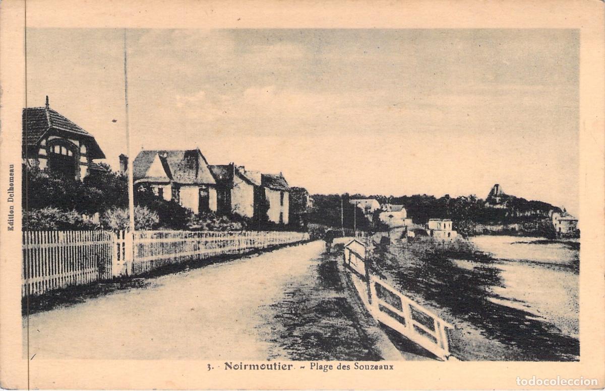 Cartes Postales: Postal de Noirmoutier - Playa de Souzeaux, Francia