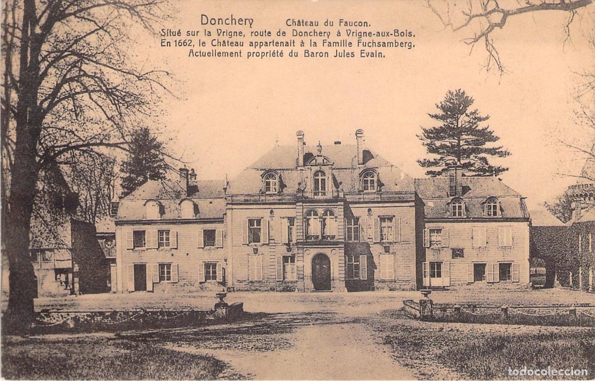 Cartes Postales: Postal del Ch&acirc;teau du Faucon en Donchery, Francia