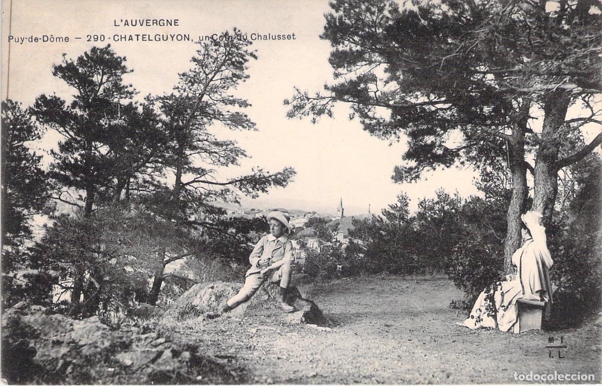 Postkarten: Postal de Ch&acirc;tel-Guyon, Puy-de-D&ocirc;me - Un rinc&oacute;n de Chalusset
