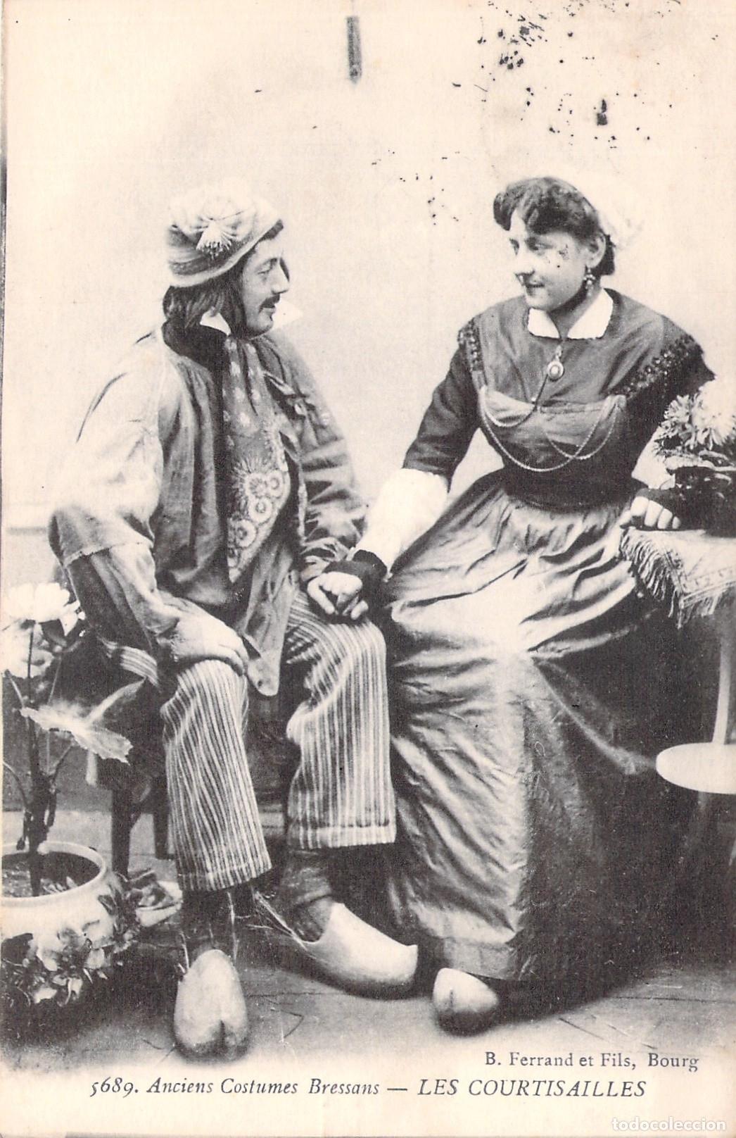 Postkarten: Postal de Antiguos Trajes de Bresse - Les Courtisailles Francia