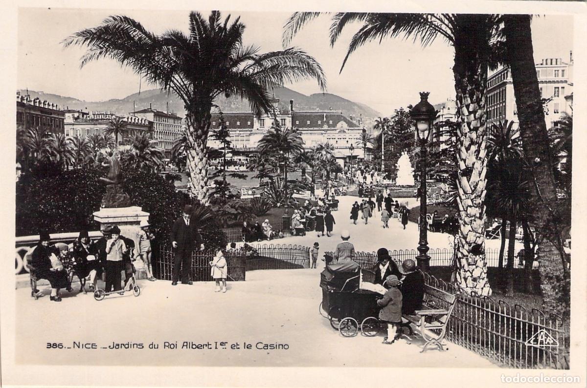 Postales: Postal de Niza: Jardines del Rey Alberto I y el Casino