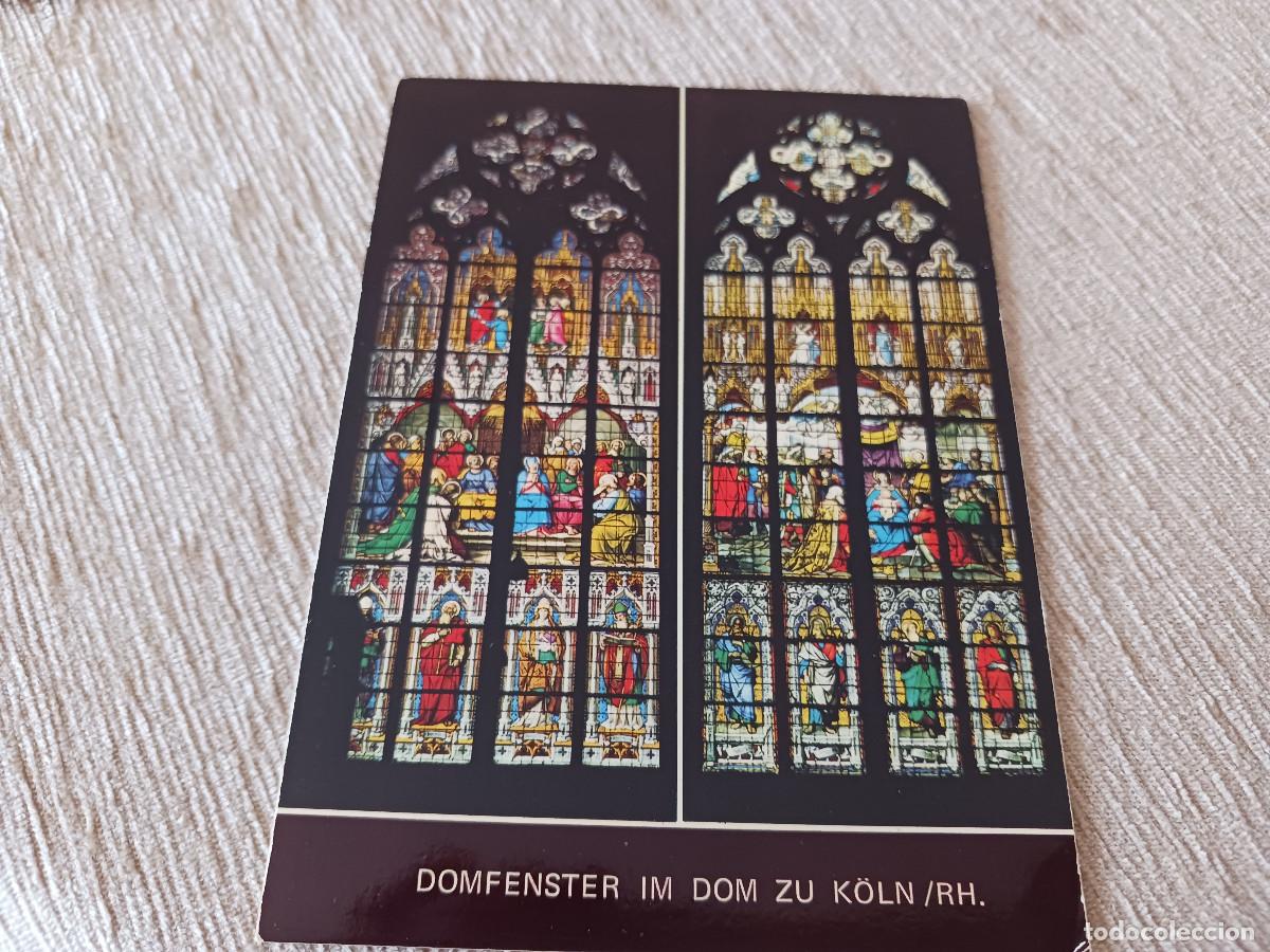 Postales: ventanales de la catedral de colonia