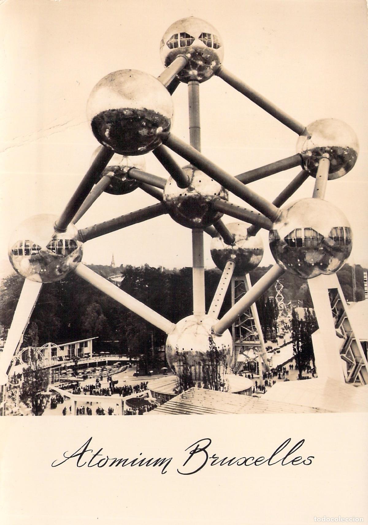 Postales: Postal Monumento Atomium en Bruselas B&eacute;lgica