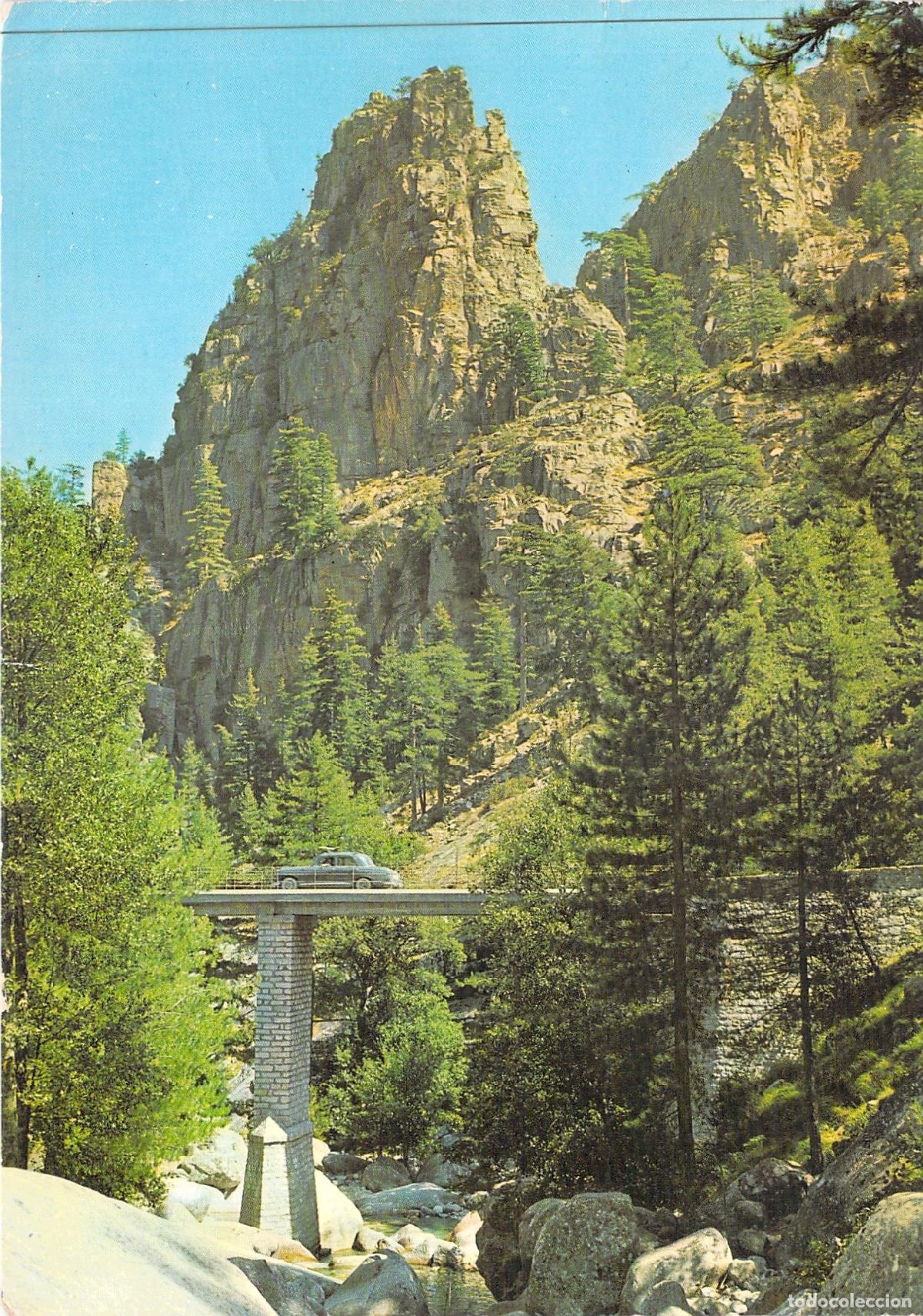 Cartes Postales: Postal de la Valle de la Restonica y el Puente de Tragone en C&oacute;rcega