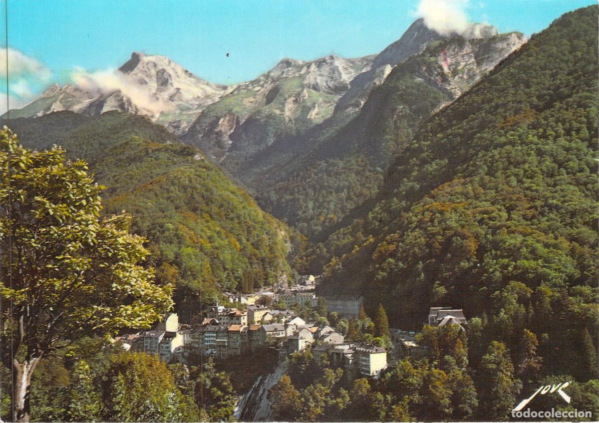 Cartes Postales: Postal de Eaux-Bonnes y el Pic du Ger en el Valle de Ossau