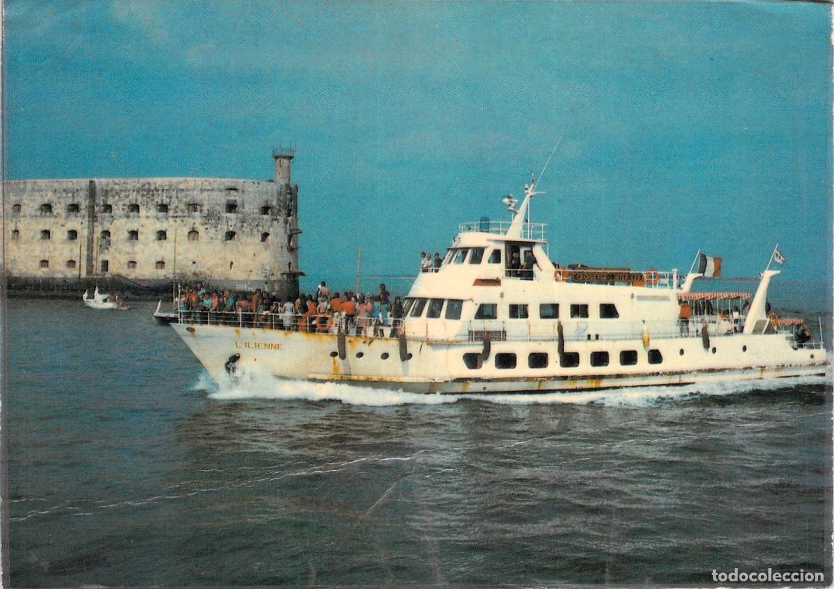 Postales: Postal de Crucero L'Ilienne frente al Fuerte Boyard, Francia