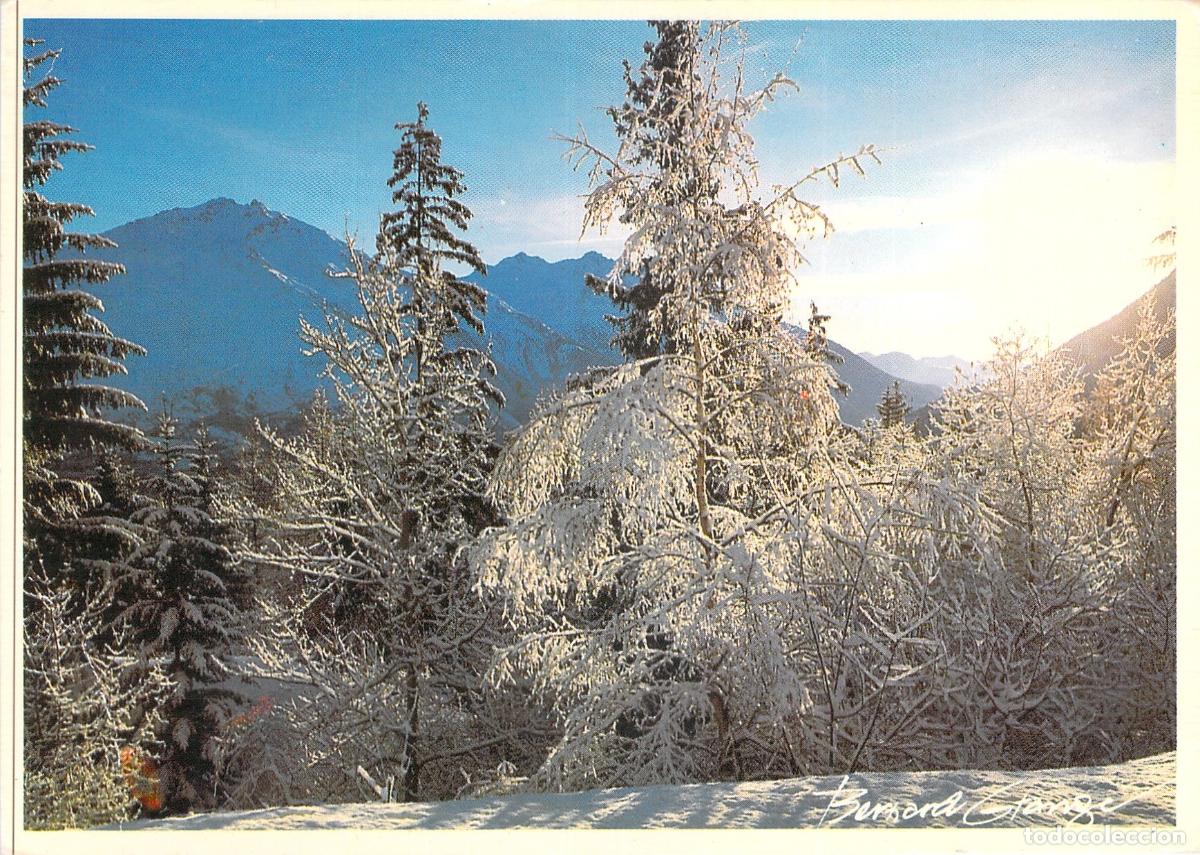 Postales: Postal Paisaje Nevado de los Alpes Franceses Savoie