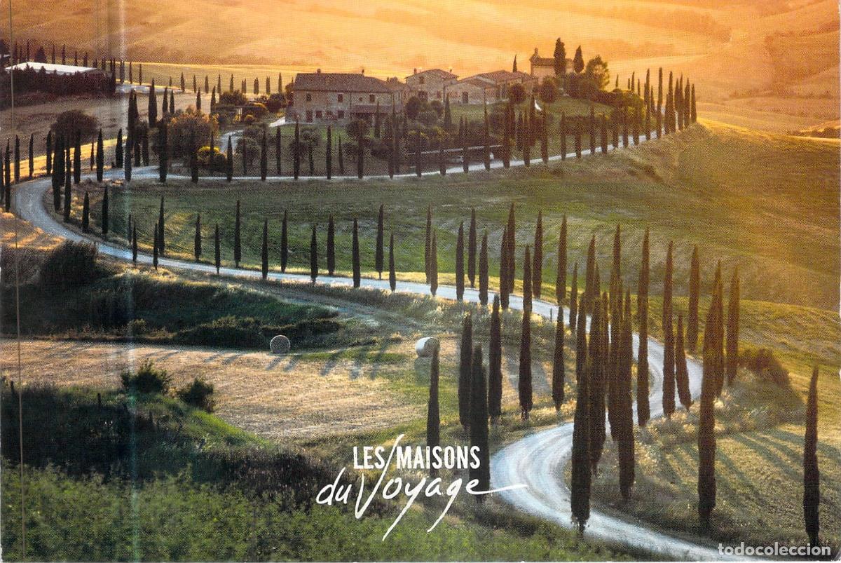 Postales: Postal Tur&iacute;stica de la Toscana, Italia con Paisaje Rural