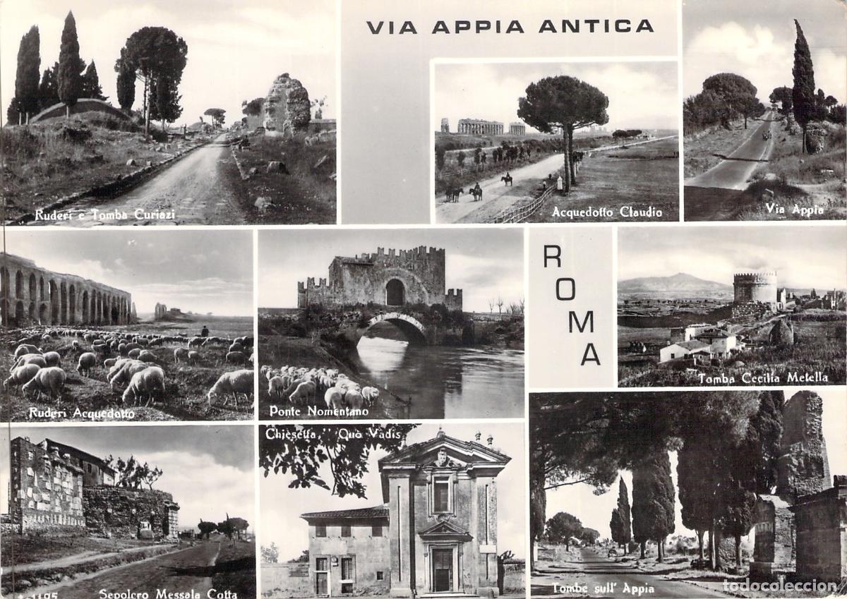Postales: Tarjeta Postal de la V&iacute;a Appia Antica en Roma, Italia
