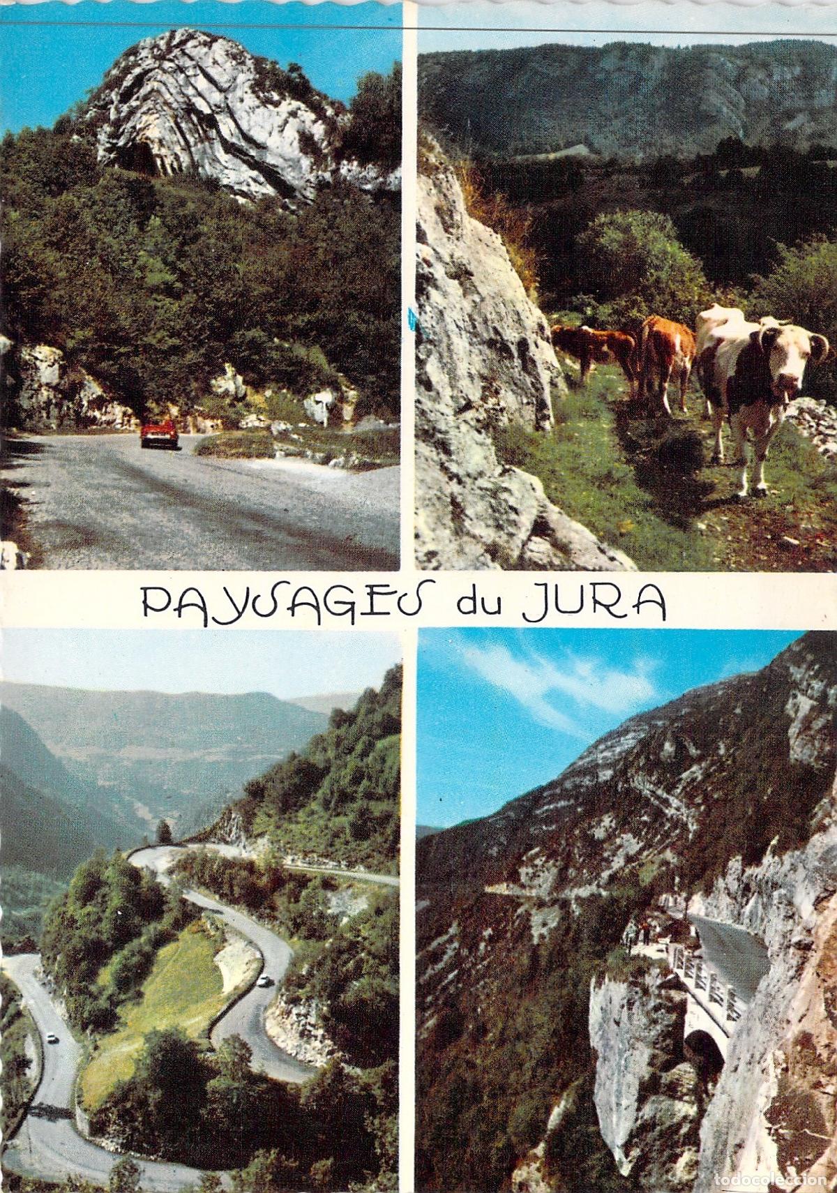 Postales: Postal de Paisajes del Jura, Francia - Vistas de Septmoncel y Monta&ntilde;as