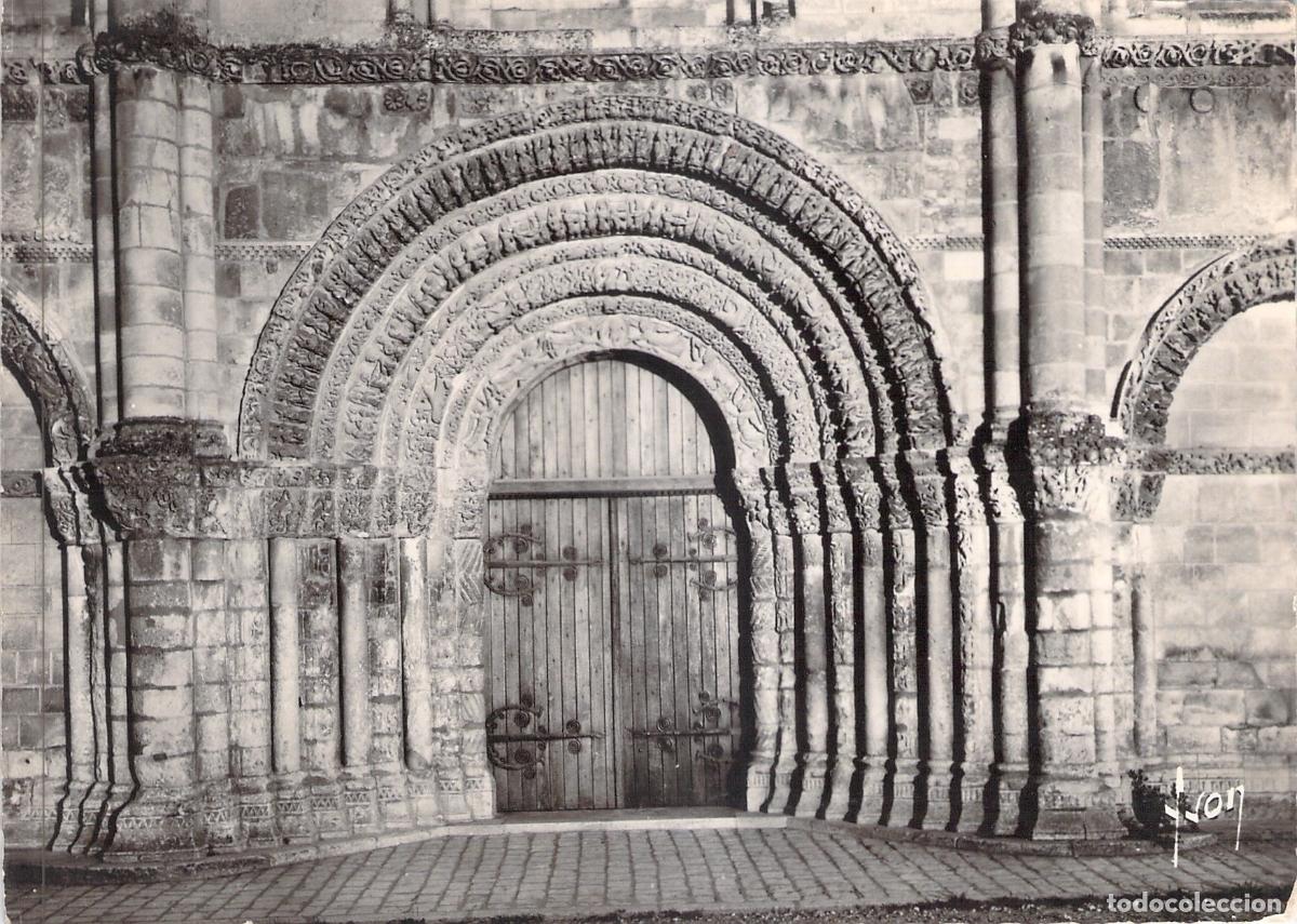 Postales: Postal de la Abad&iacute;a de las Damas en Saintes, Francia - Porche Rom&aacute;nico