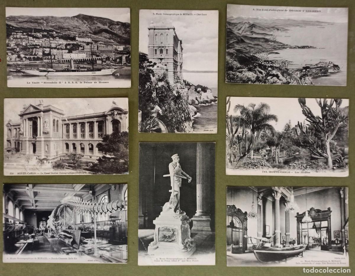 Postales: Lote de 8 Tarjetas Postales Antiguas de M&oacute;naco y Montecarlo - Principios del S. XX. Gilleta fot.