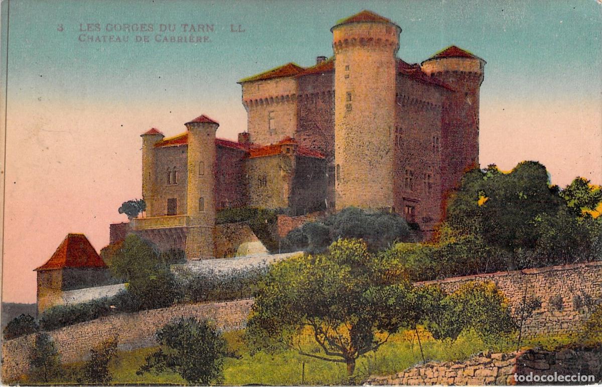 Postales: Postal Ch&acirc;teau de Cabri&egrave;res en Les Gorges du Tarn, Francia