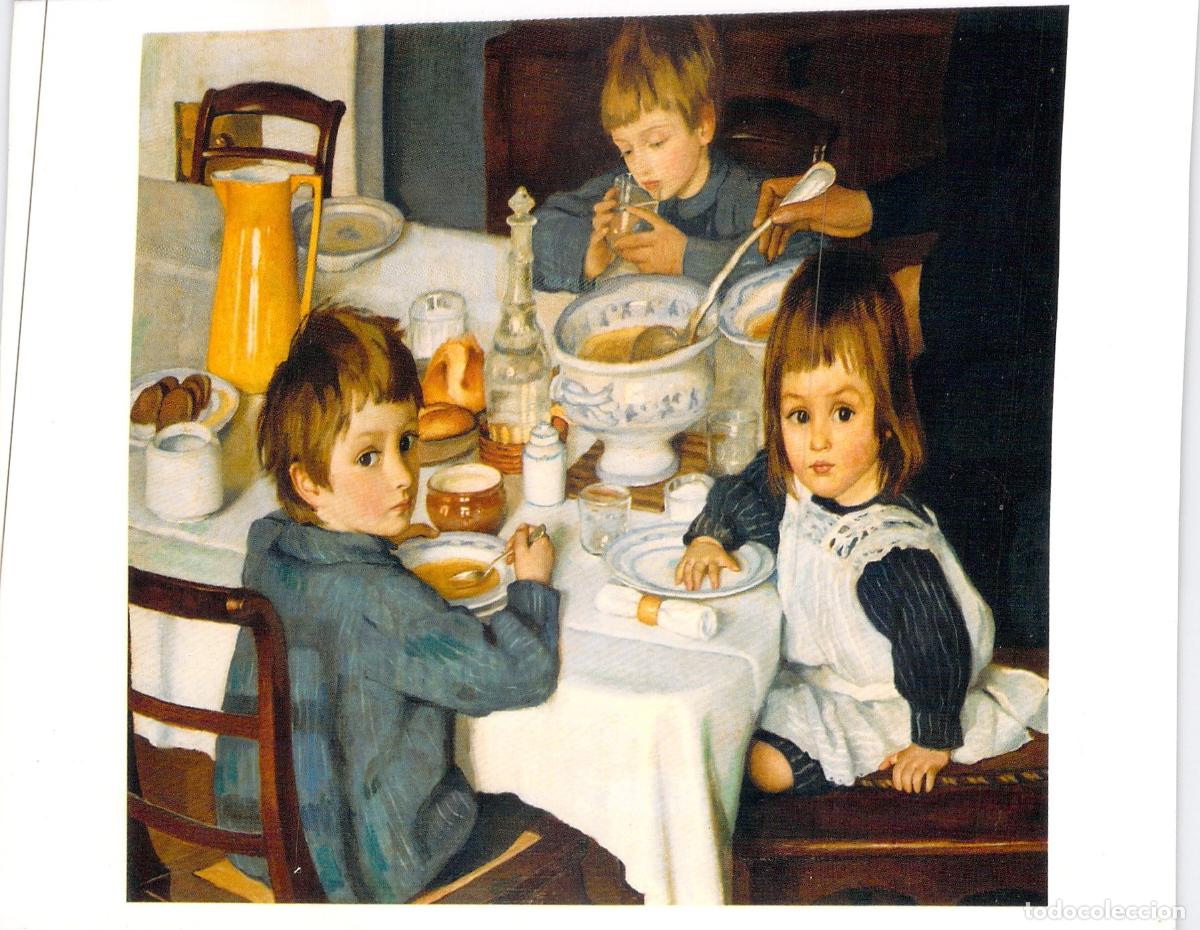 Postcards: Postal de Arte: En el Desayuno de Zinaida Serebryakova