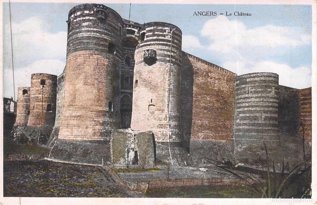 Cartes Postales: Postal del Castillo de Angers Francia Arquitectura Medieval